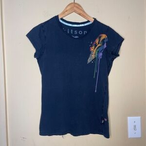 Kitson Navy Blue Graphic Tee